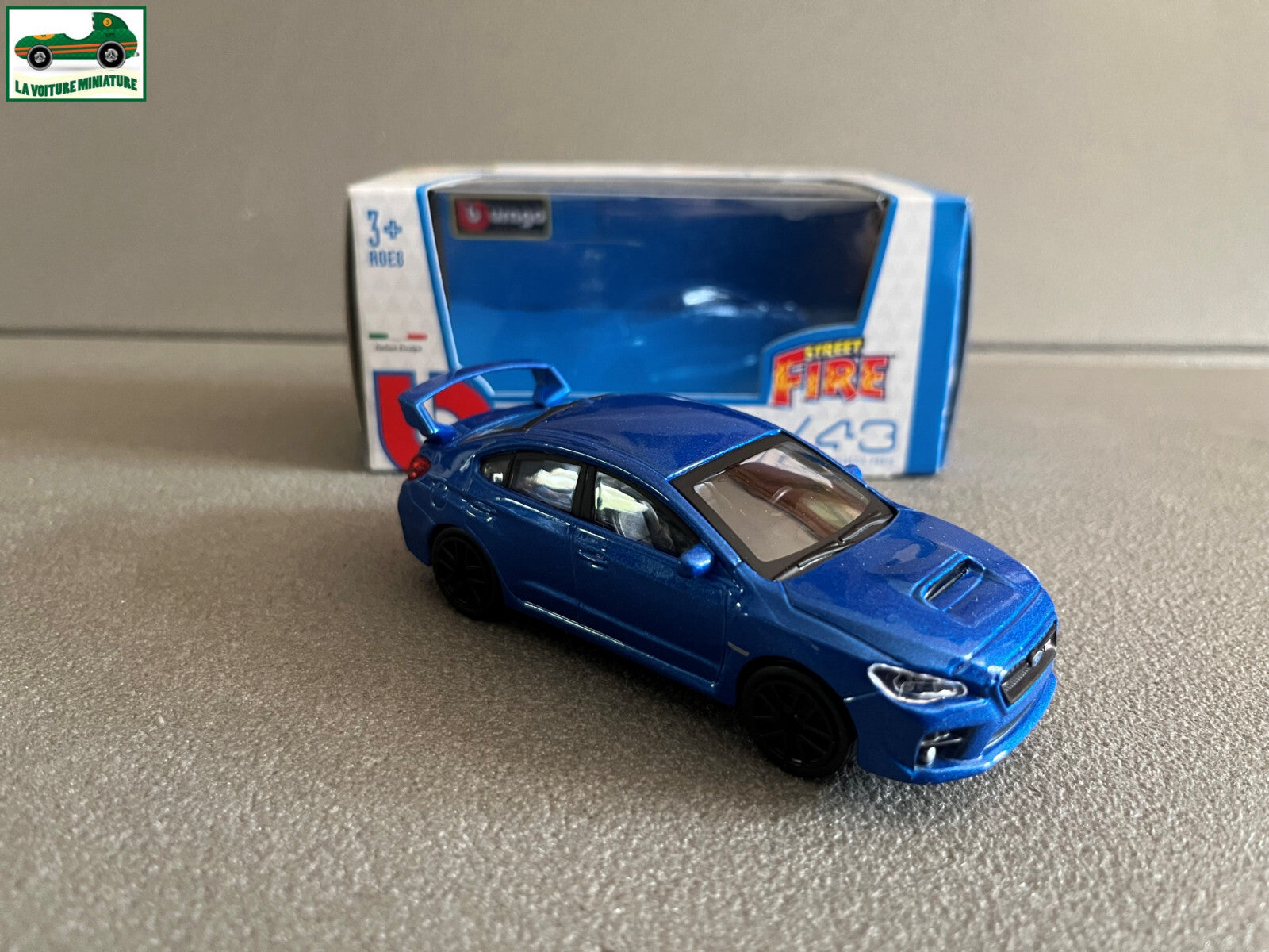 Voiture Miniature Subaru WRX STI 2017 Burago Street Fire au 1/43