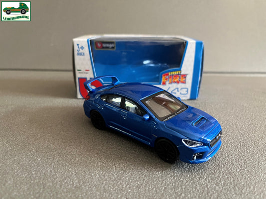 Voiture Miniature Subaru WRX STI 2017 Burago Street Fire au 1/43