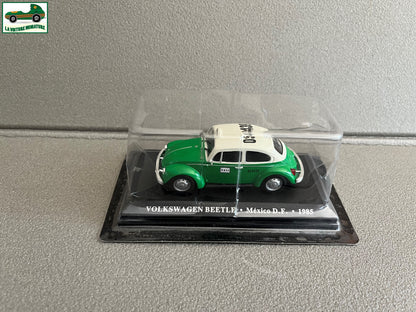 Voiture Miniature Volkswagen Beetle Mexico 1985 Taxi Du Monde au 1/43 Altaya
