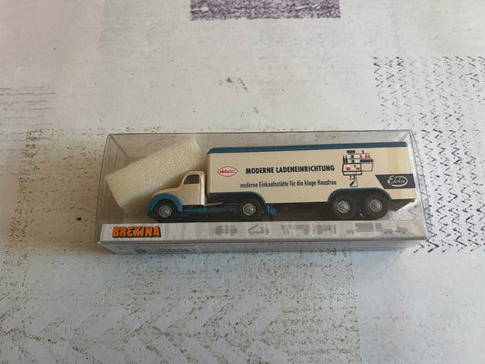 Voiture Miniature Camion Magirus 4500 Edeka 42215 Brekina 1/87 HO