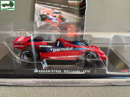 Voiture Miniature Brabham BT46B Niki Lauda 1978 Formule 1 F1 au 1/24