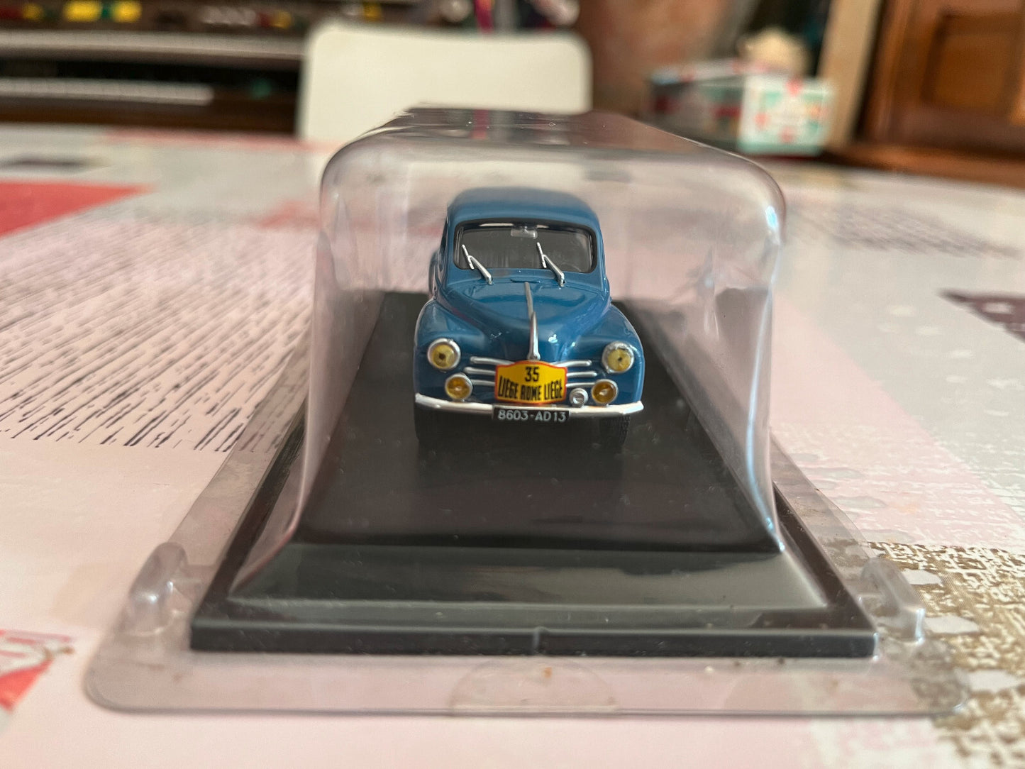 Voiture Miniature Renault 4CV Liège Rome Liège type R 1063 1955 Eligor 1/43