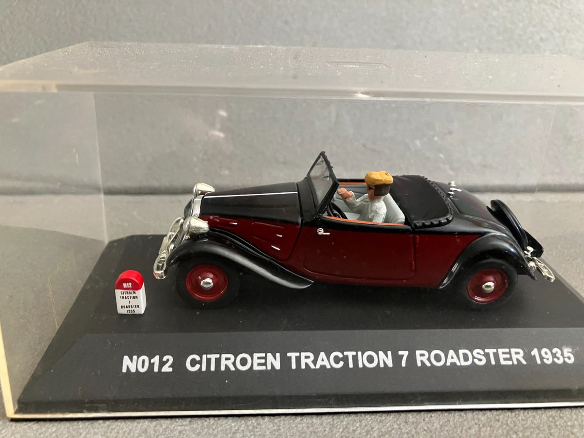 Voiture Miniature Citroen Traction 7 Roadster 1935 Nostalgie au 1/43