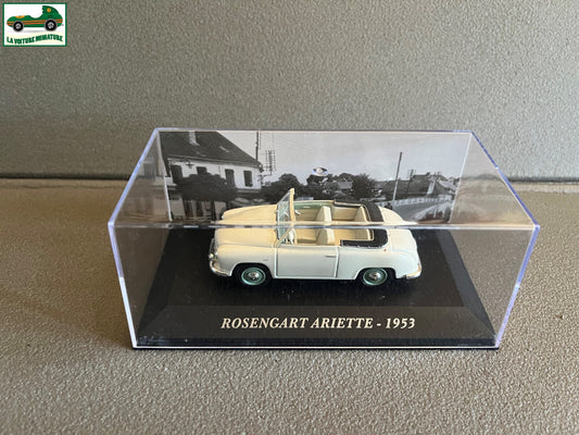 Voiture Miniature Rosengart Ariette 1953 au 1/43 Ixo Altaya