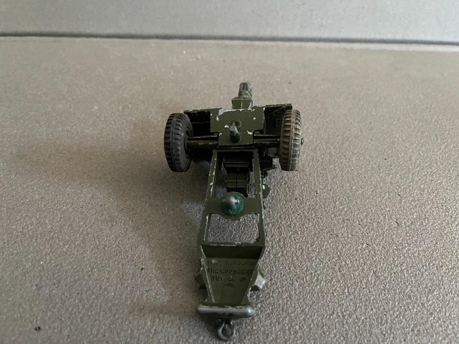 Ancienne Miniature Militaire Canon Crescent Toys England Epave