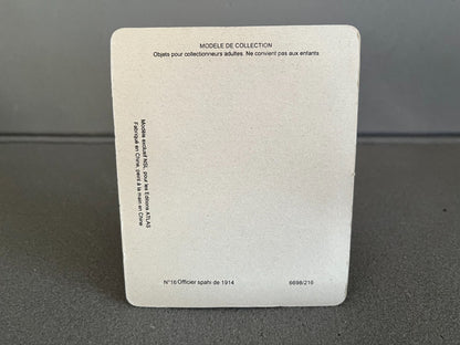 Soldat Plomb Guerre 1914 1918 NSL Editions Atlas Officier Spahi N°16