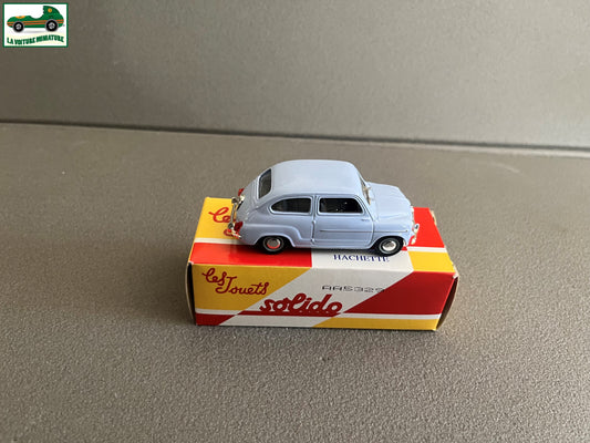 Voiture Miniature Fiat 600D 1963 Solido Hachette 1/43