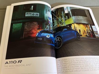 Ancien Dépliant Brochure Documentation Automobile Alpine A110