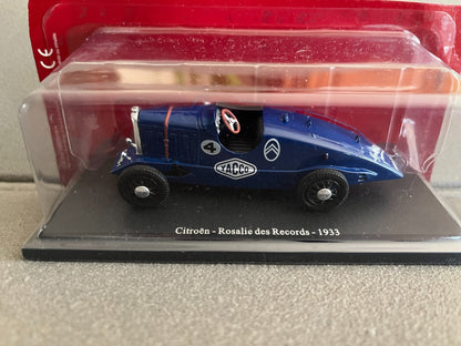 Voiture Miniature Citroen Rosalie des Records 1933 Edition Atlas au 1/43