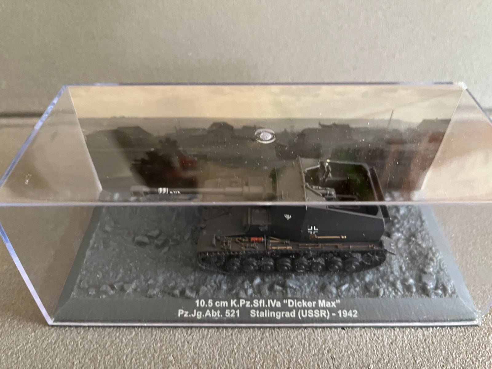Miniature Militaire Char Tank Blindé 10.5cm K.Pz.Sfl.Iva Dicker Max Altaya 1/72