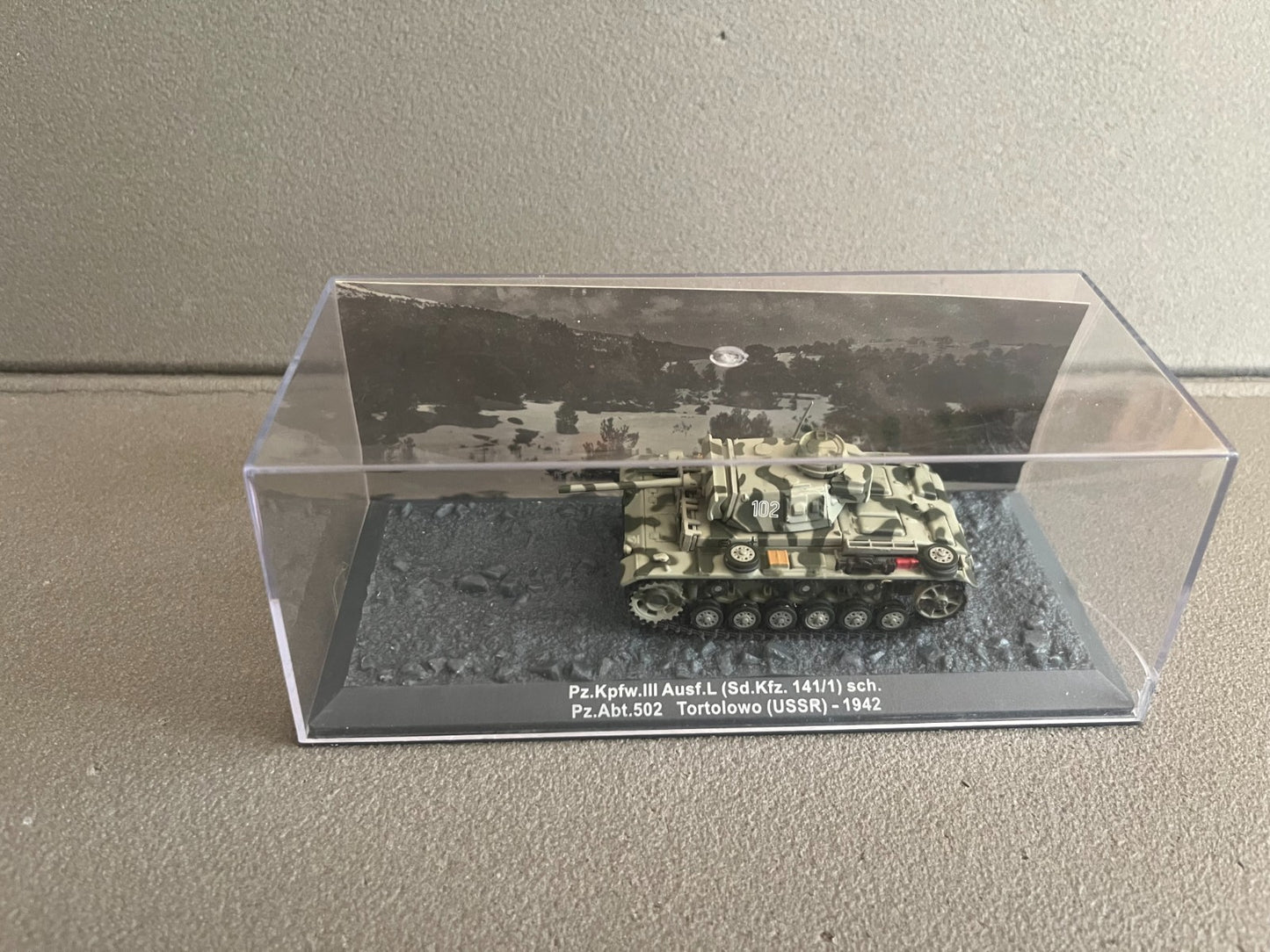 Miniature Militaire Char Tank Blindé Pz.Kpfw. III Ausf.L Sd.Kfz. 141 Altaya 1/72