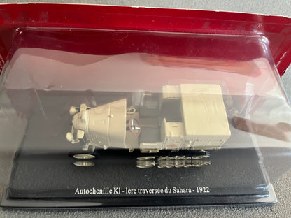 Voiture Miniature Citroen Autochenille K1 Sahara 1922 Edition Atlas au 1/43
