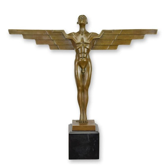 Statue Sculpture Bronze Art Déco Nouveau Icarus BJ-85 Moderne