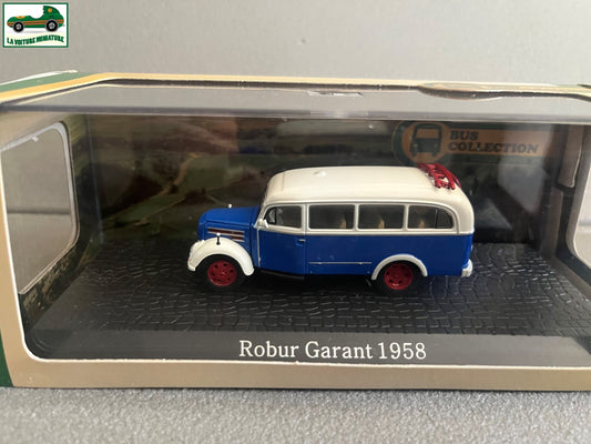 Voiture miniature Robur Garant 1958 Autobus Bus Collection Atlas 1/72