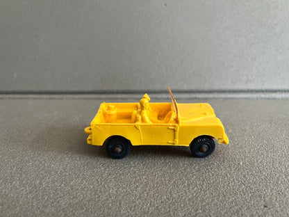 Voiture Miniature Ancien Land Rover Tomte Lardal Norway Plastique Gomme