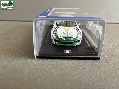 Voiture Miniature Porsche GT3 Cup France Champion Carrera 2014 Spark  1/43