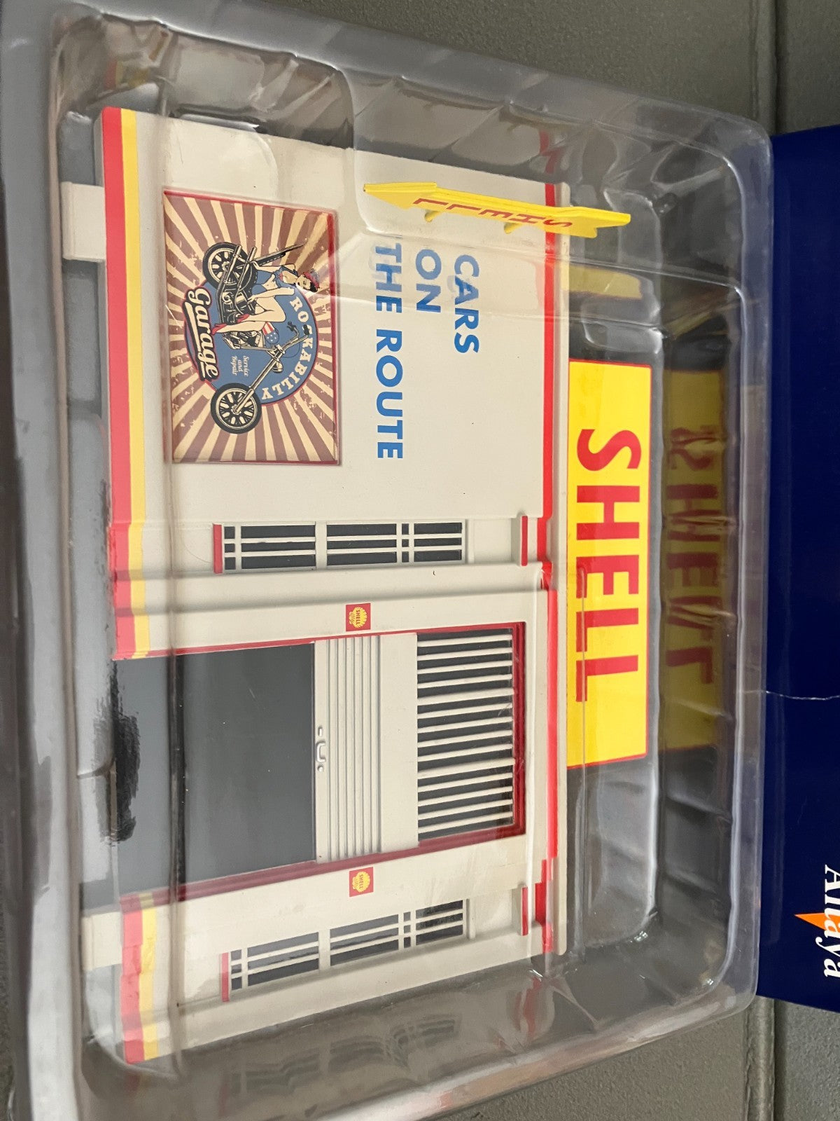 Voiture Miniature American Cars Façade Diorama Shell Altaya 1/43