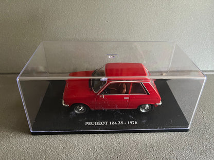 Voiture miniature Peugeot 104 ZS 1976 au 1/24