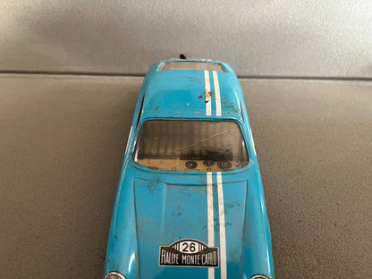 Jouet Ancien Voiture Tôle Mécanisme Porsche 912 Joustra France Vintage Epave