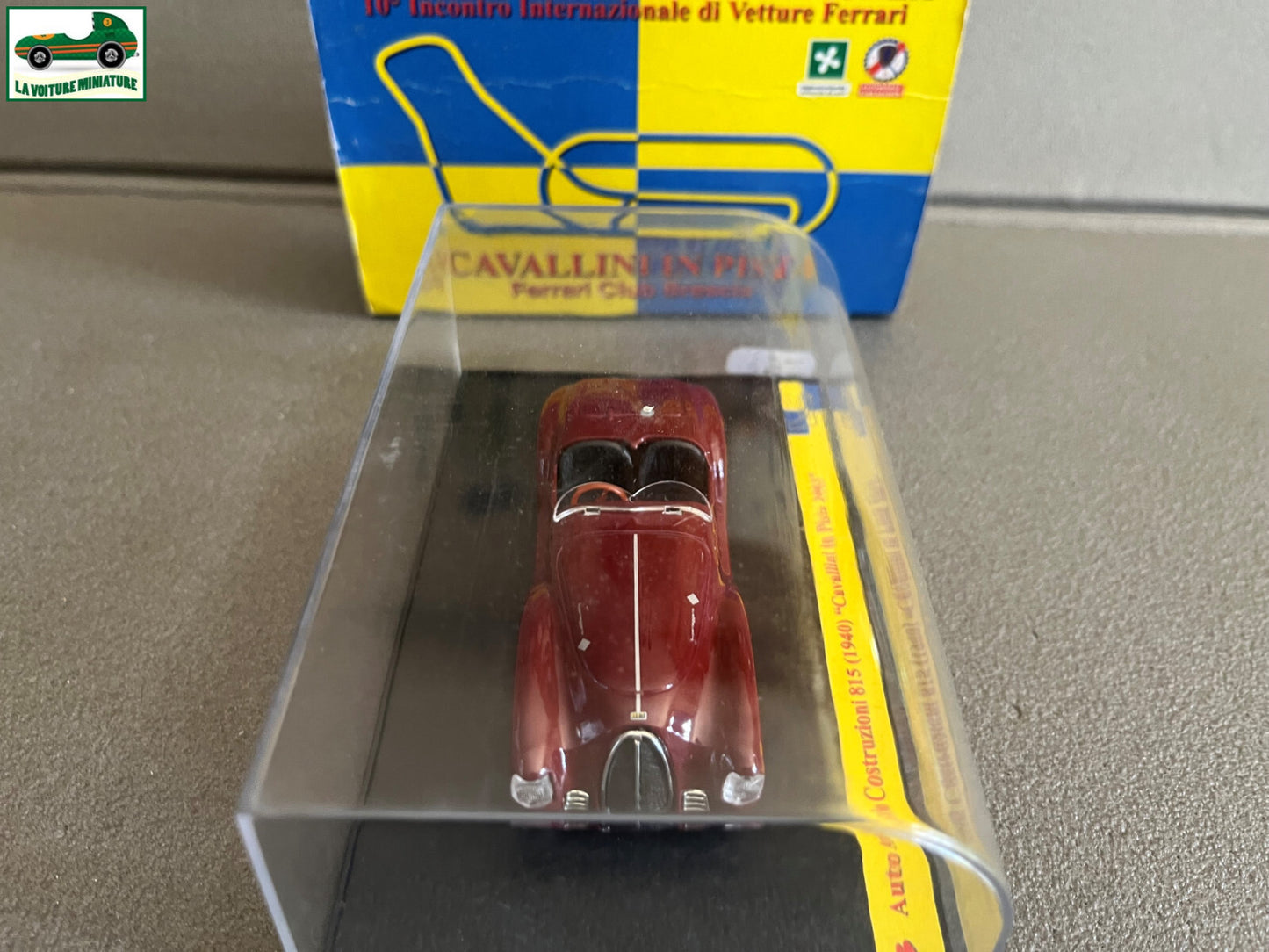 Voiture miniature Ferrari Auto Avio 815 Cavallini Pista 2003 Brumm au 1/43