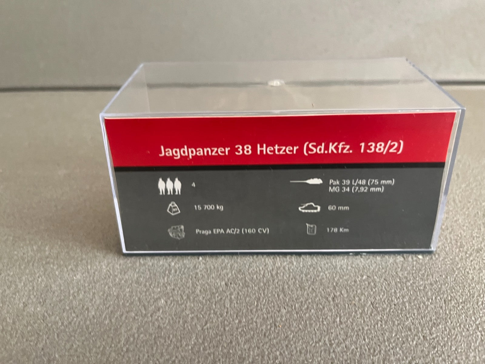Miniature Militaire Char Tank Blindé Jagdpanzer 38 Hetzer Altaya 1/72