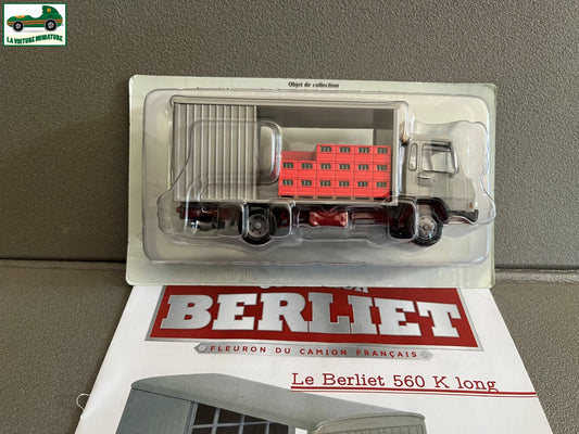 Voiture miniature Camion Berliet 560 K Long Hachette 1/43