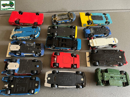Miniature Lot 15 Voiture Modifiées Repeinte Kit monté  1/43 Défauts Pièces HS