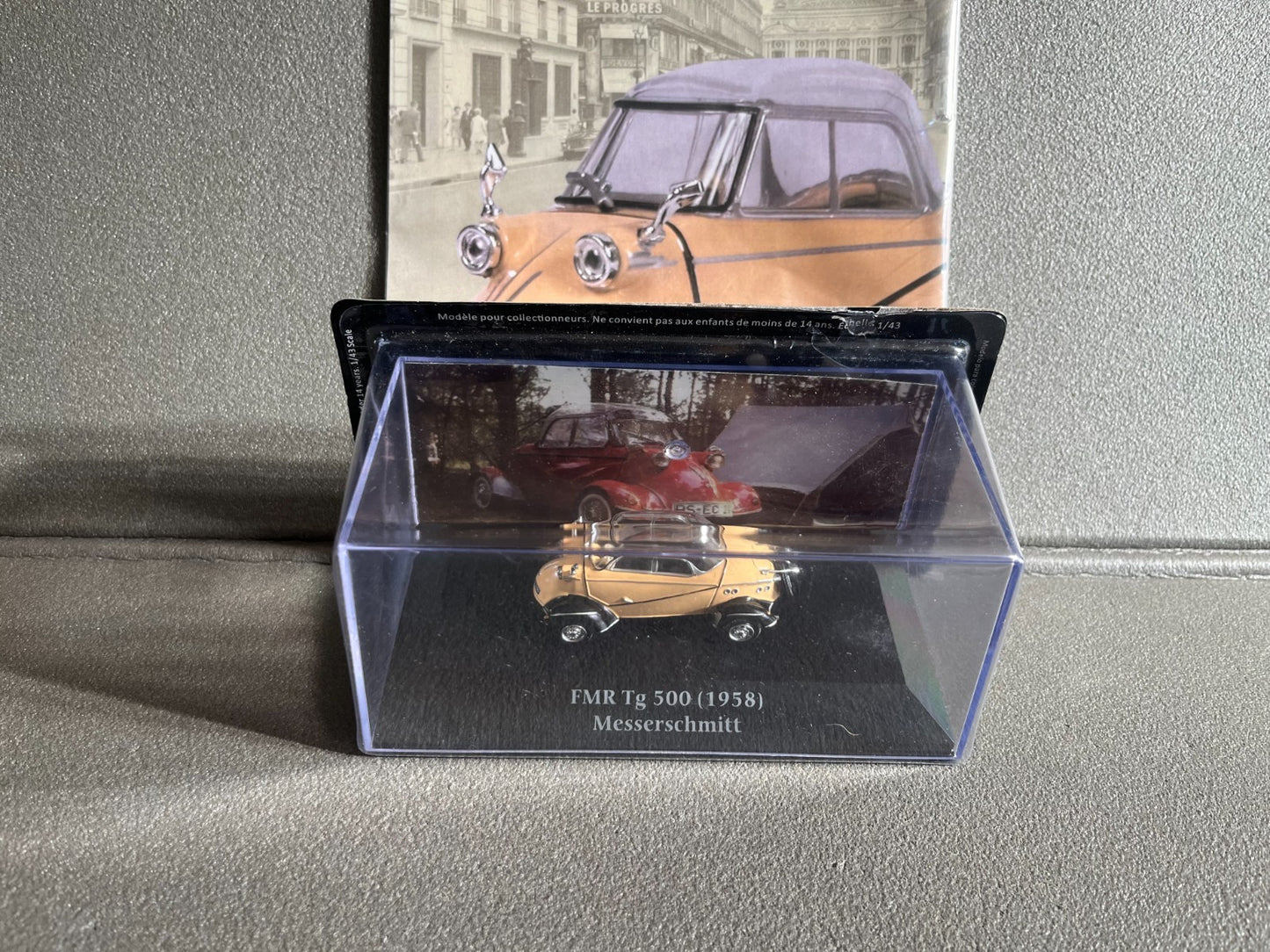 Voiture Miniature Messerchmitt FMR Tg 500 Micro-Voitures D'Antan Altaya 1/43