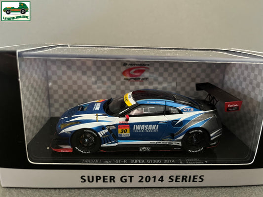 Voiture Miniature Iwasaki apr GT-R Super GT300 2014 Ebbro au 1/43