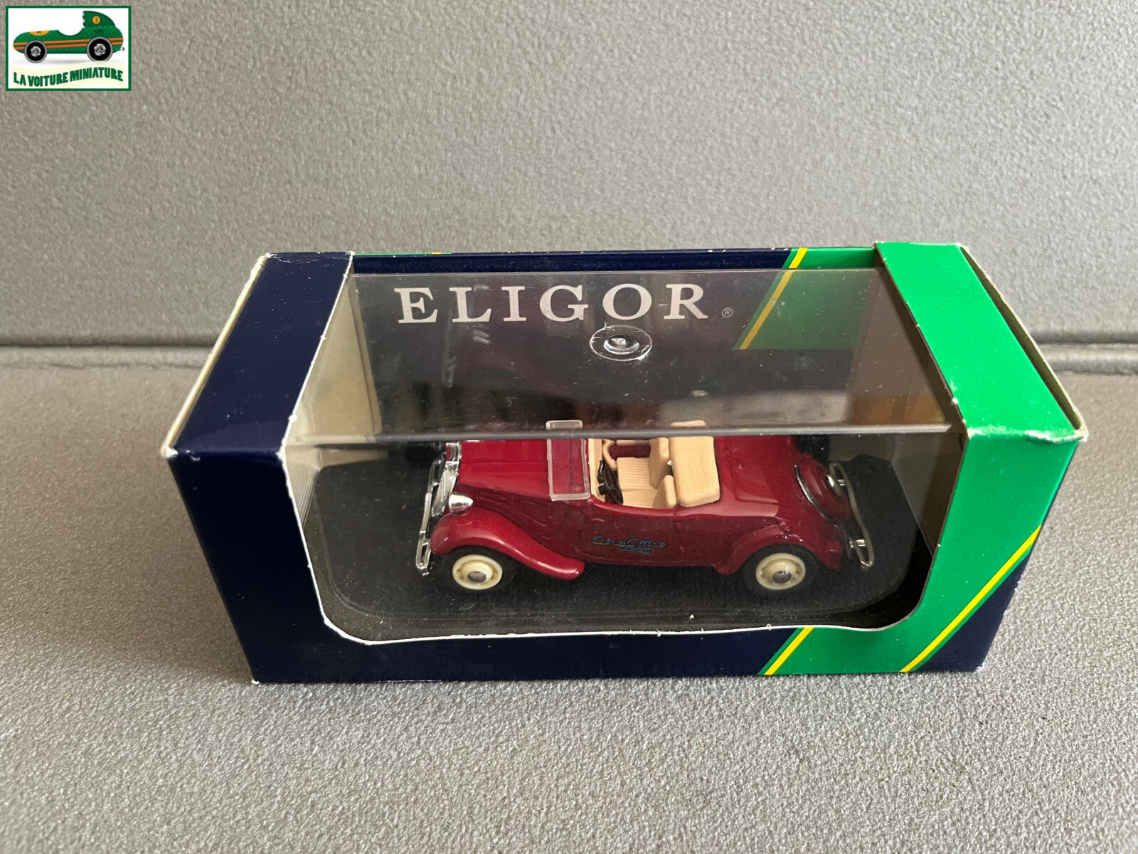 Voiture Miniature Citroen Traction Cabriolet Euro Citro 2003 Eligor France 1/43
