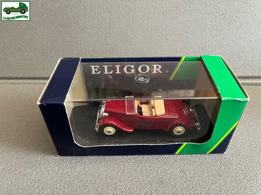 Voiture Miniature Citroen Traction Cabriolet Euro Citro 2003 Eligor France 1/43