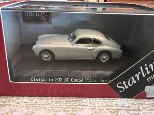 Voiture Miniature Cisitalia 202 SC Coupé PininFarina 1948 Starline Models 1/43