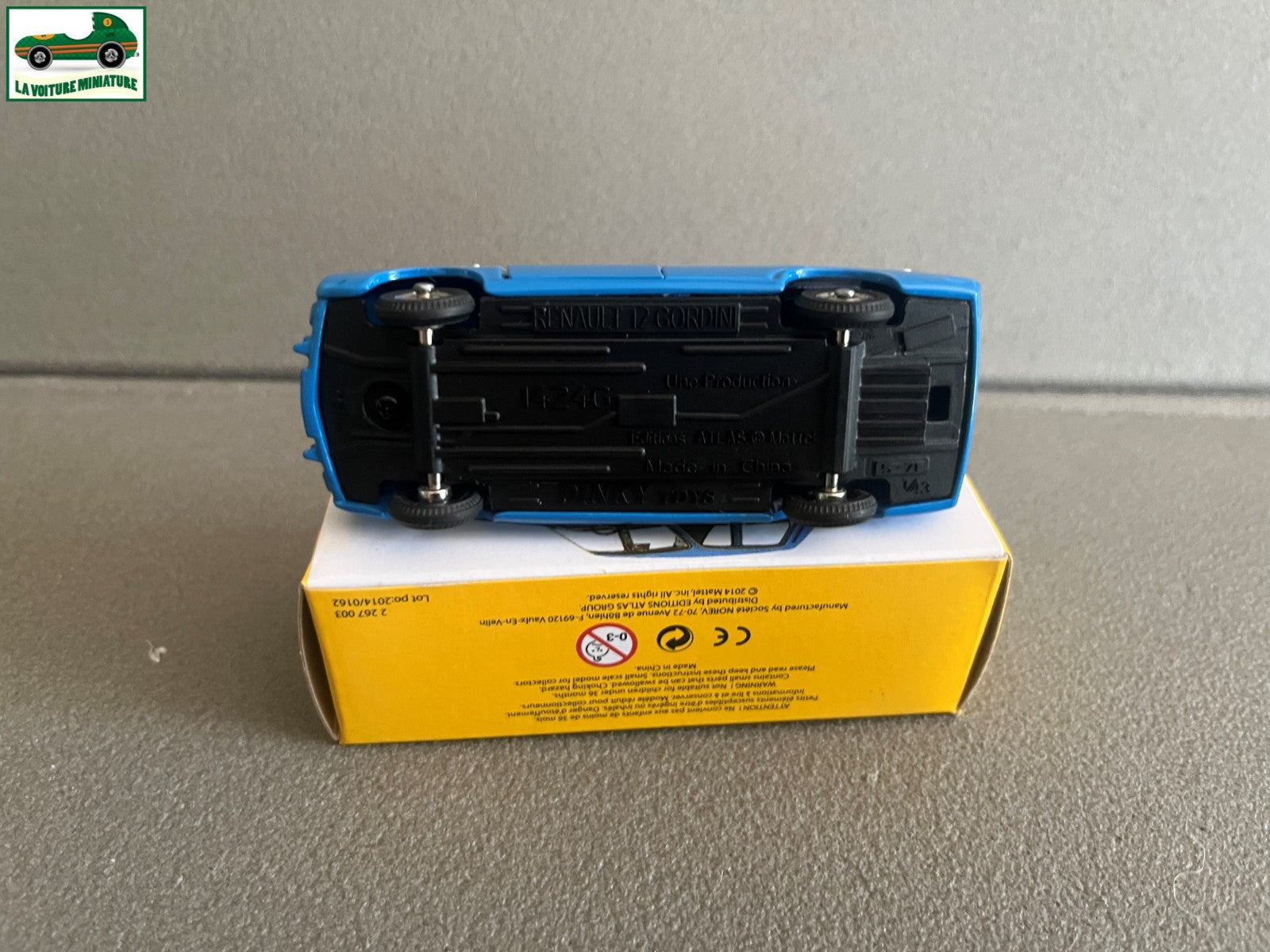 Voiture miniature Renault 12 Gordini Dinky Toys Atlas au 1/43
