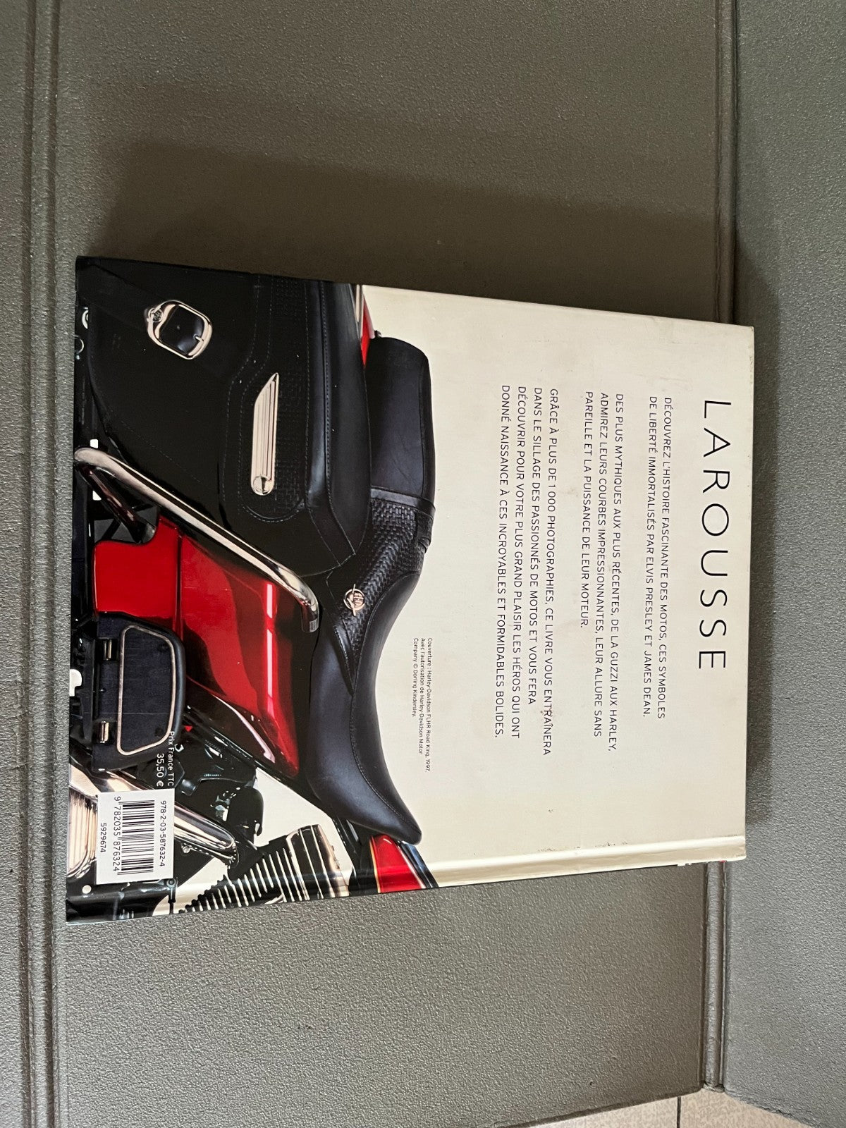 Livre Moto 1200 Motos de Légende Larousse