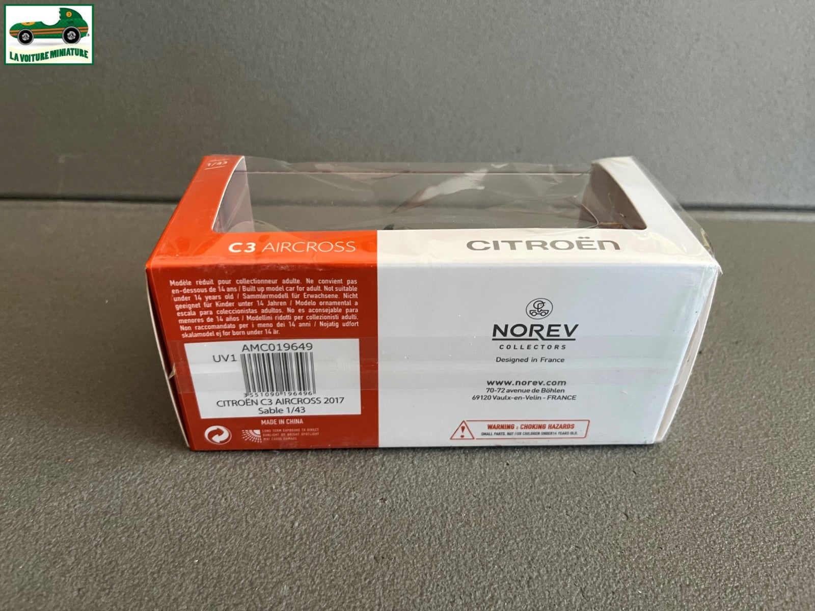Voiture miniature Citroen C3 Aircross 2017 Sable Norev au 1/43