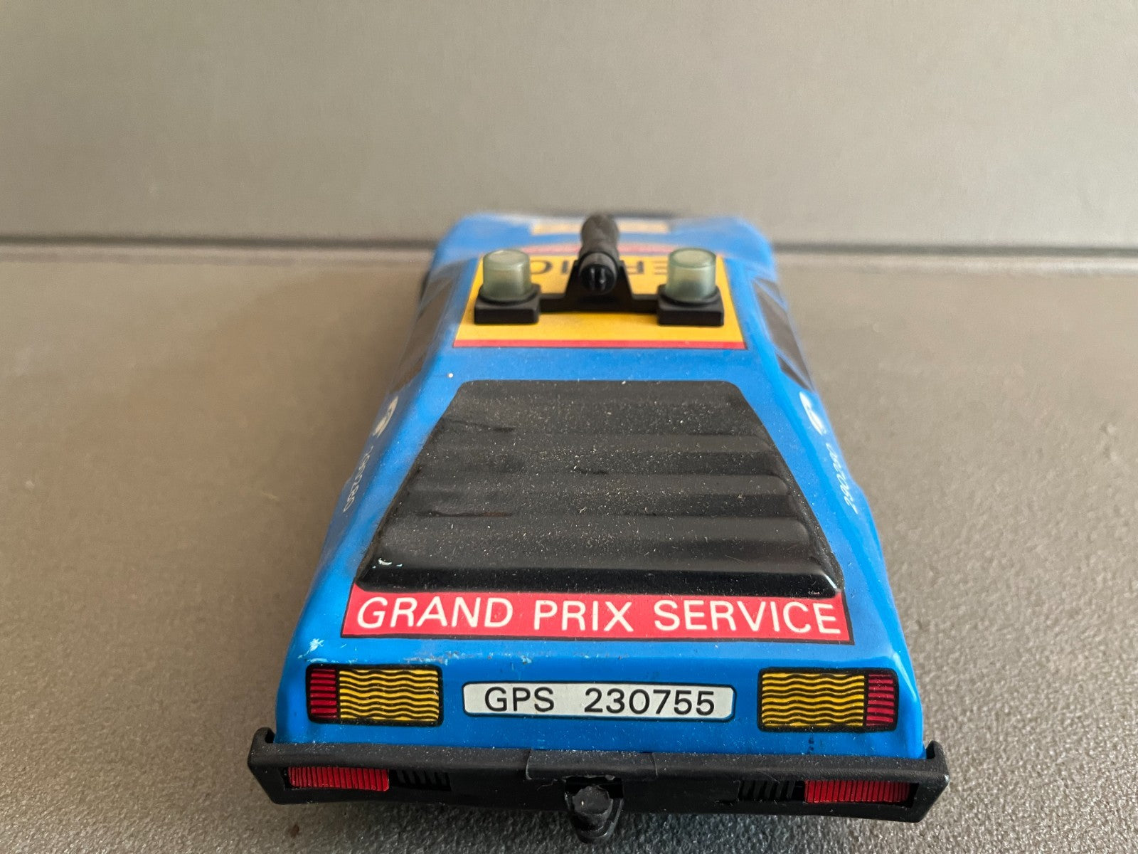 Jouet Ancien Voiture Miniature Course Tôle Ferrari 512 VEB  Grand Prix Service