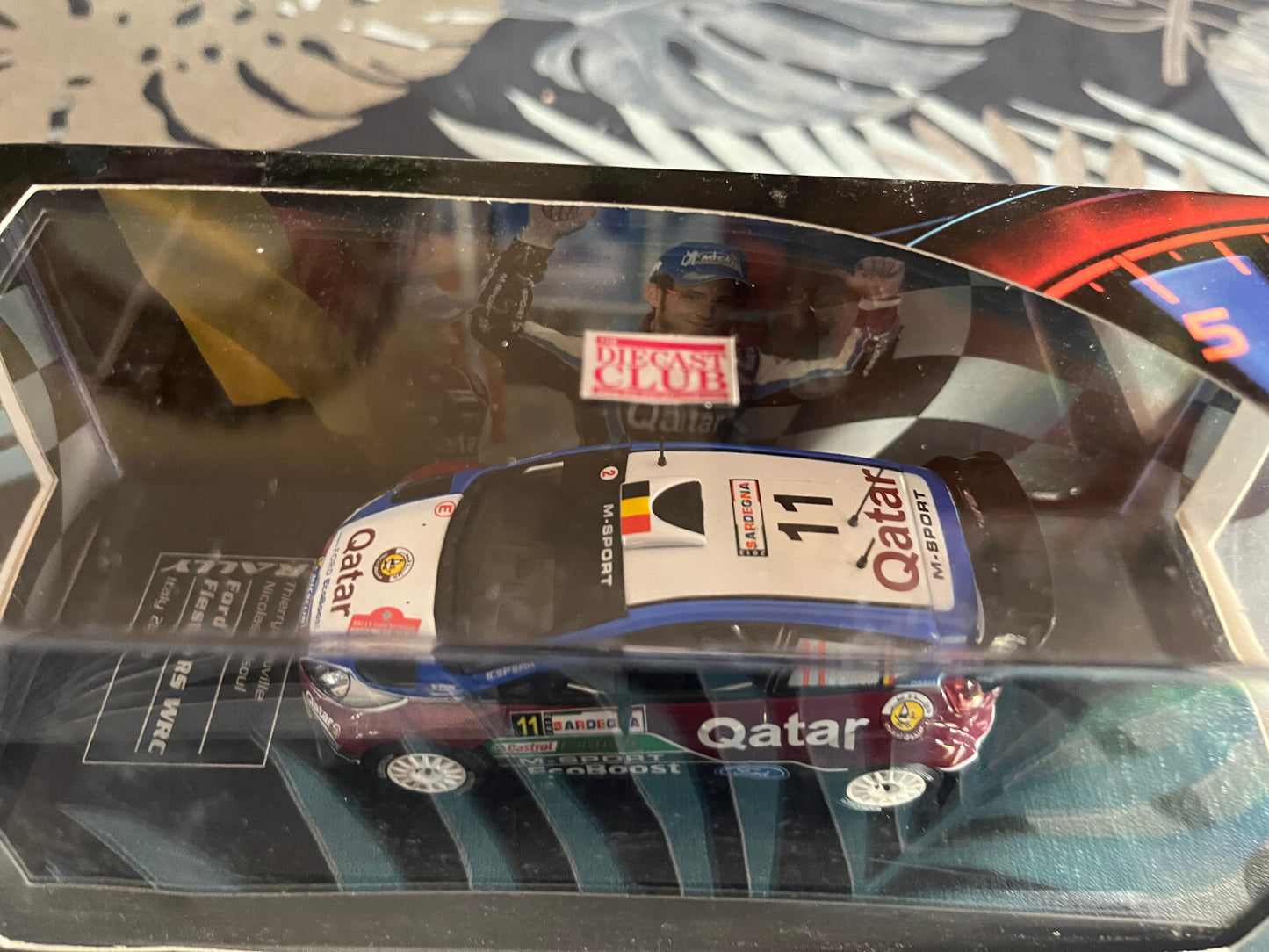 Voiture miniature Rallye Ford Fiesta R5 RS Italie 2013 Neuville au 1/43