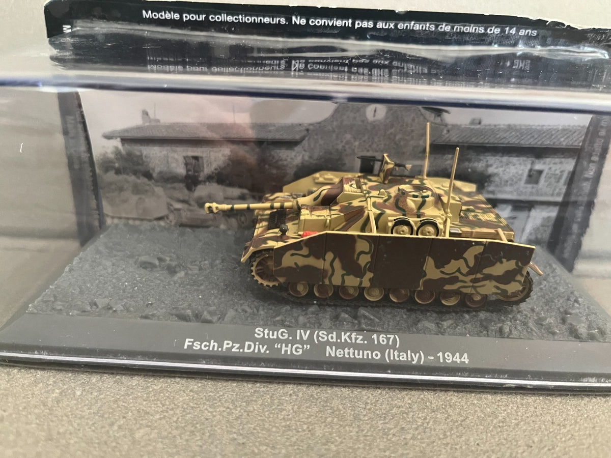 Miniature Militaire Char Tank Blindé StuG. IV Sd.Kfz. 167 Italy Altaya 1/72