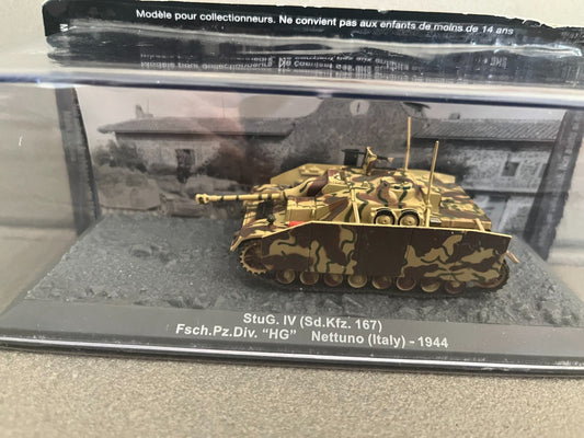 Miniature Militaire Char Tank Blindé StuG. IV Sd.Kfz. 167 Italy Altaya 1/72