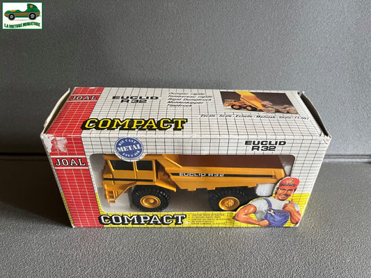 Miniature Véhicule de chantier Camion Benne Euclid R32 Joal au  1/50