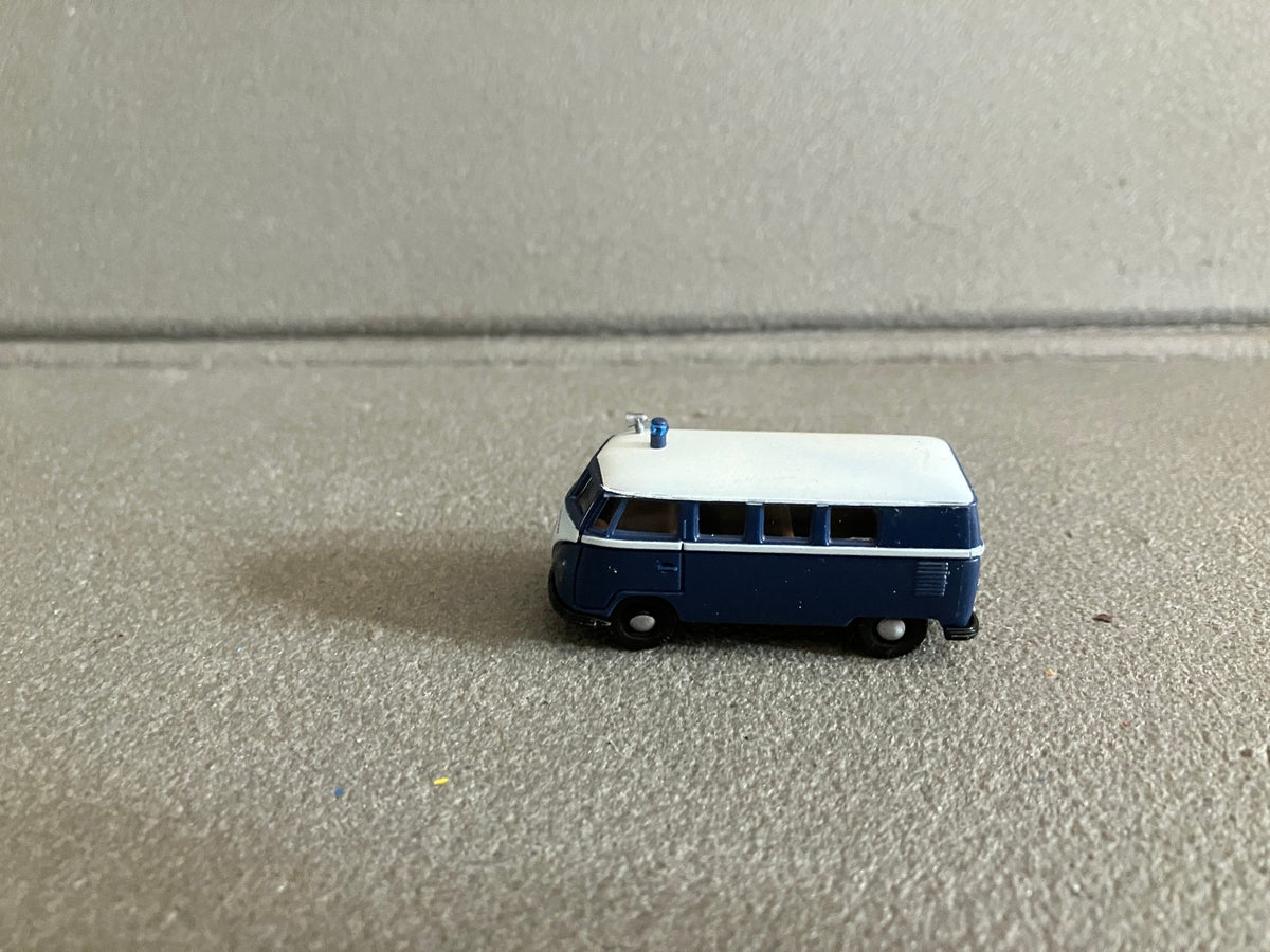 Voiture Miniature Volkswagen Combi T1 Bulli VW Polizei Police Brekina 1/87 HO