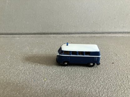 Voiture Miniature Volkswagen Combi T1 Bulli VW Polizei Police Brekina 1/87 HO