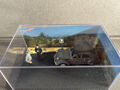 Voiture Miniature Citroen 2CV Etape 4 La Route Bleue RN7 1/43
