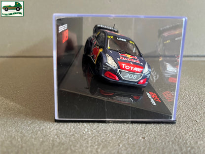 Voiture miniature Peugeot 208 Coyote World RX Belgium 2018 Loeb 1/43