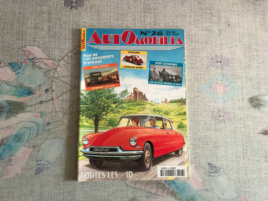 Livre Revue Voiture Automobile Automobilia N°26 1998