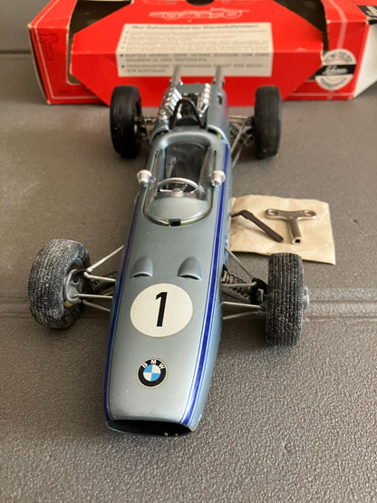 Ancienne Jouet Mécanisme Clé Voiture Miniature BMW Formel 2 Schuco 1072 Germany