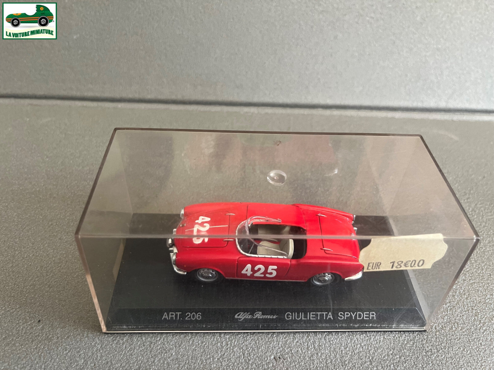 Voiture miniature Alfa Romeo Giulietta Spyder Detail Cars 206 au 1/43