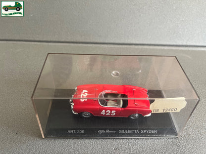 Voiture miniature Alfa Romeo Giulietta Spyder Detail Cars 206 au 1/43