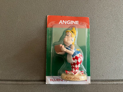 Figurine de Collection Astérix Obélix Angine Plastoy Atlas