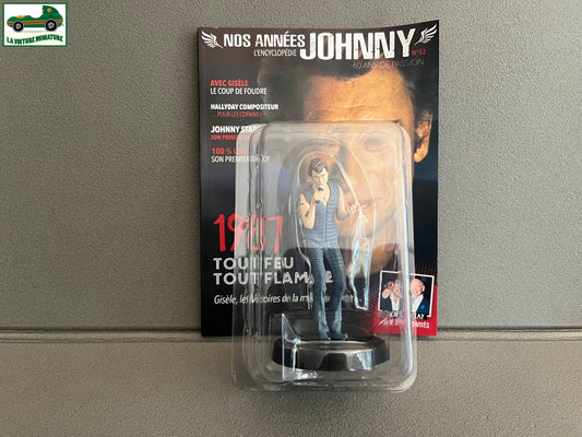 Figurine de Collection Johnny Hallyday + Livret N°52